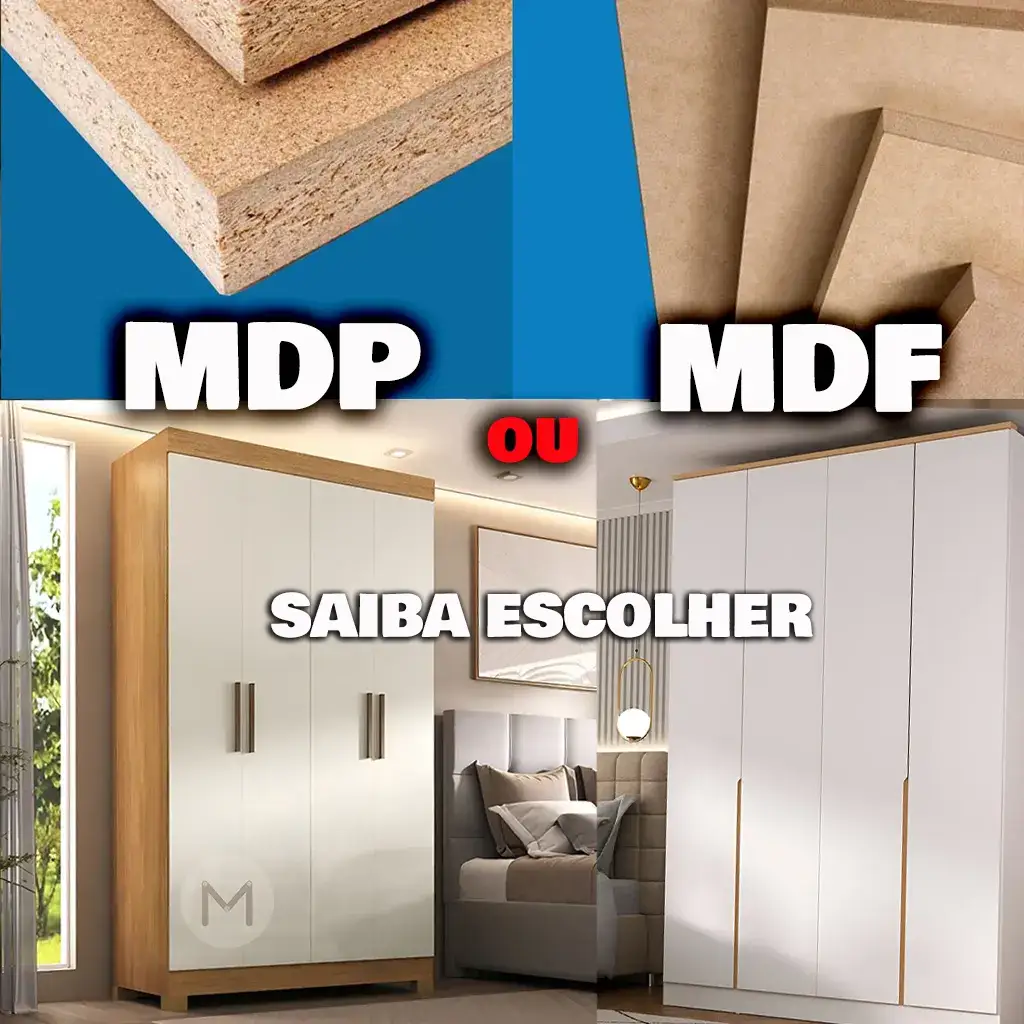 Guarda-Roupa Casal MDF ou MDP: Qual é Melhor e Mais Resistente?
